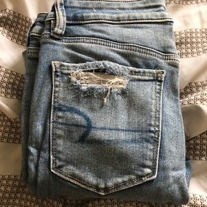 American egale distressed jeans